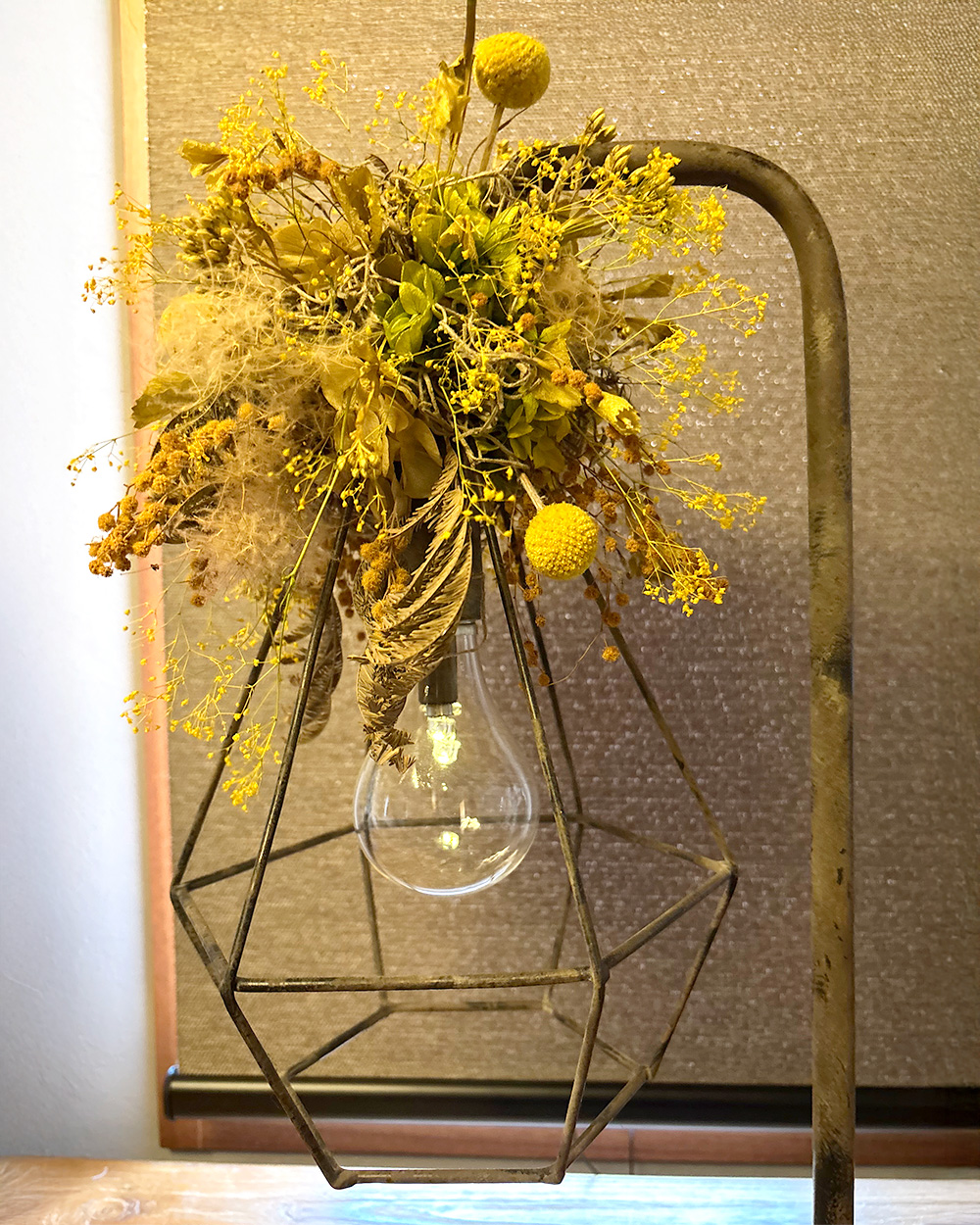 ビリーボタン・ビスコフラワー・ミモザ